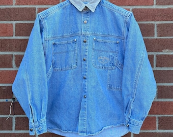 90s Kids Guess Denim Shirt SizeS(10/12)