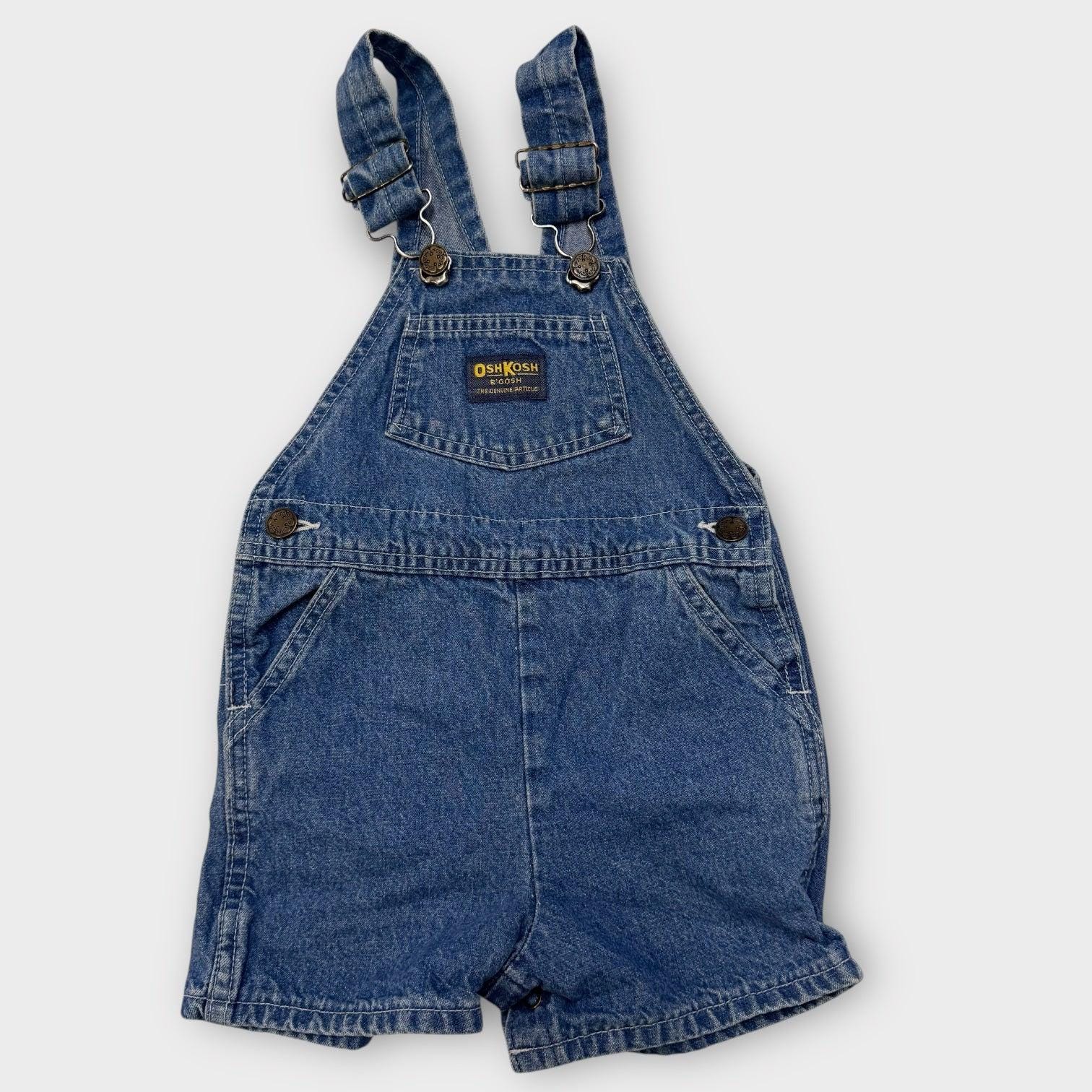 ヴィンテージOSHKOSHアメリカ製 ストライプオーバーオール　18M キッズ OSHKOSH ビンテージ KIDS オシュコシュ アメリカ製
