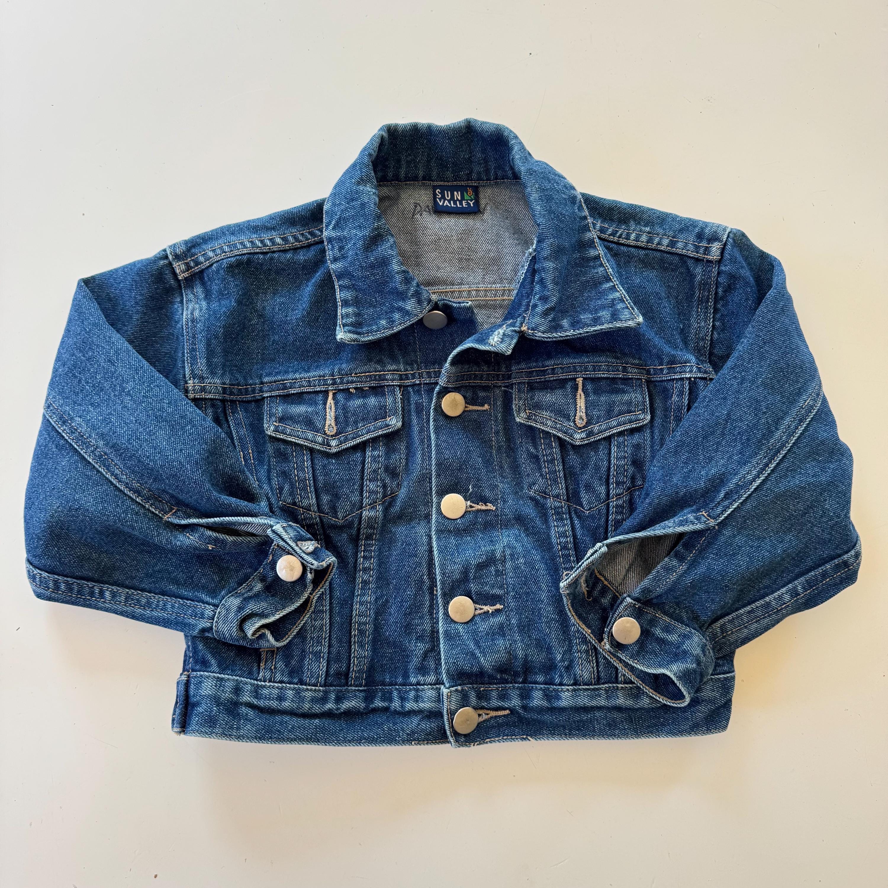 Toddler Jean Jacket Vintage - Etsy UK