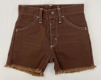 Short vintage JC Penny Cut Off pour enfants des années 70/80, 6-8 ans