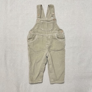 Tuta affusolata beige sbiadito in velluto a coste spesso per bambini piccoli anni '90 Carter's / 12 m 18 m 24 m