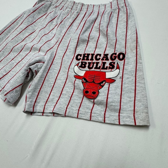 Vintage 90s Chicago Bulls Shorts: Youth Size 8-10Y, Striped - Etsy