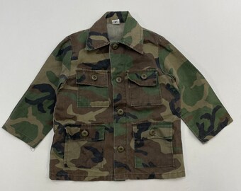 90s Kids Vintage Camo Light Jacket