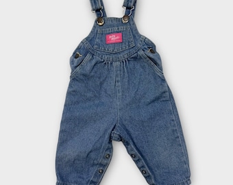 Kids Vintage Rare Oshkosh B'gosh Pink Corduroy Printed
