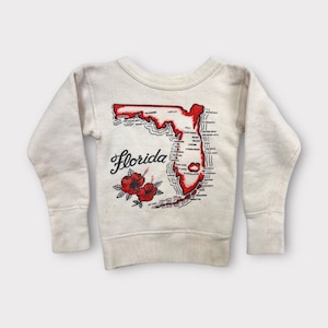 1960s Kids Vintage Florida souvenir sweatshirt