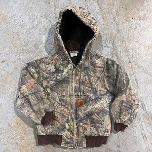 Mossy Oak Camo Carhartt Jacket With Hood Etsy