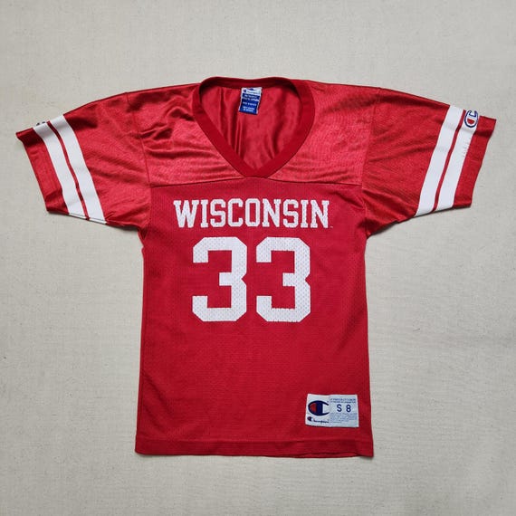 Vintage 90s Champion Wisconsin Badgers Jersey, Youth Size - Etsy