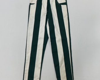 90s Kids Vintage Deadstock Striped Pants 8-10y