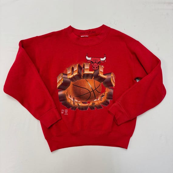 Sweat Vintage Années 90 Ski Utah - Rouge, Jerzees, Neuf Avec étiquettes, Taille XL