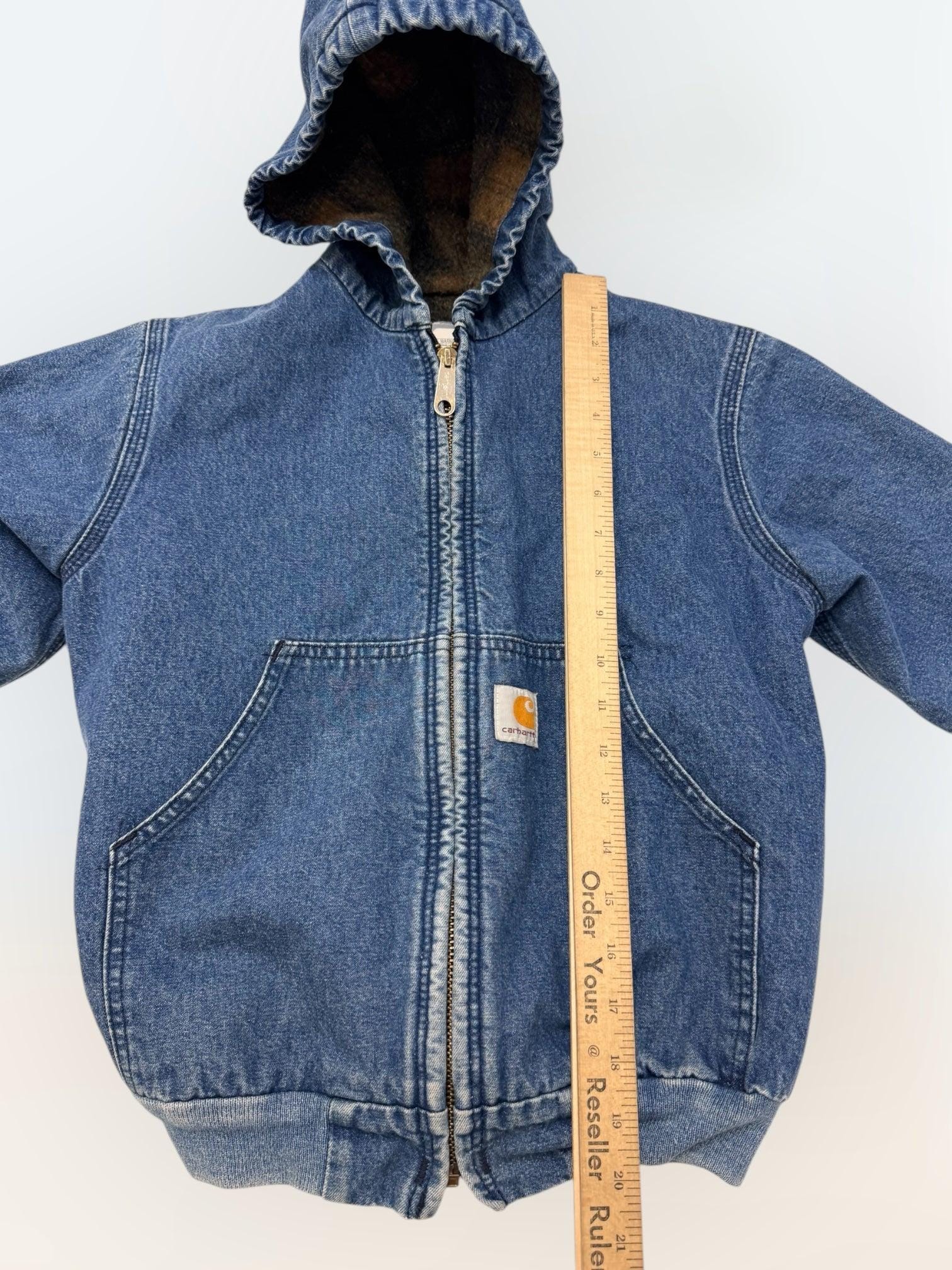 アウター carhartt KIDs Denim Active Jacket 2T Carhartt WIP OG Active Jacket - Denim (Winter) | Blue (stone