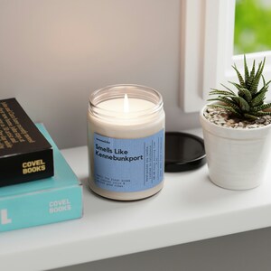 Smells Like Kennebunkport Maine Soy Wax Candle, Kennebunkport Maine Gift Candle, Kennebunkport Souvenir, Eco Friendly 9oz. Maine Candle Gift image 4