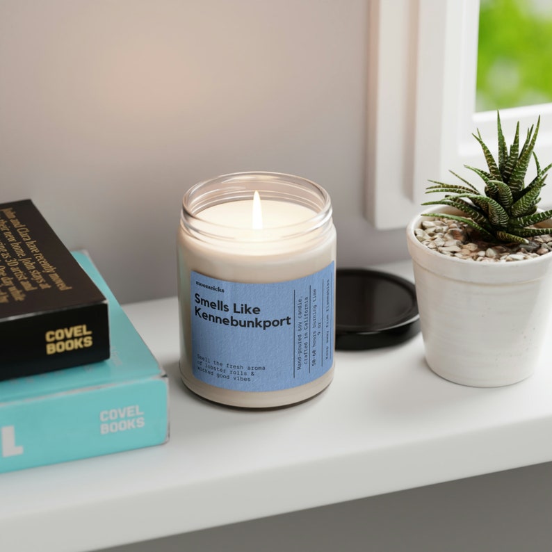 Smells Like Kennebunkport Maine Soy Wax Candle, Kennebunkport Maine Gift Candle, Kennebunkport Souvenir, Eco Friendly 9oz. Maine Candle Gift image 4