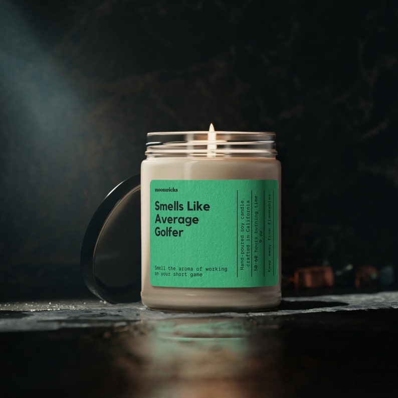 Smells Like Average Golfer Soy Wax Candle - Thumbnail 2