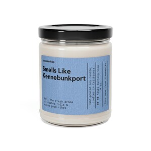 Smells Like Kennebunkport Maine Soy Wax Candle, Kennebunkport Maine Gift Candle, Kennebunkport Souvenir, Eco Friendly 9oz. Maine Candle Gift image 3