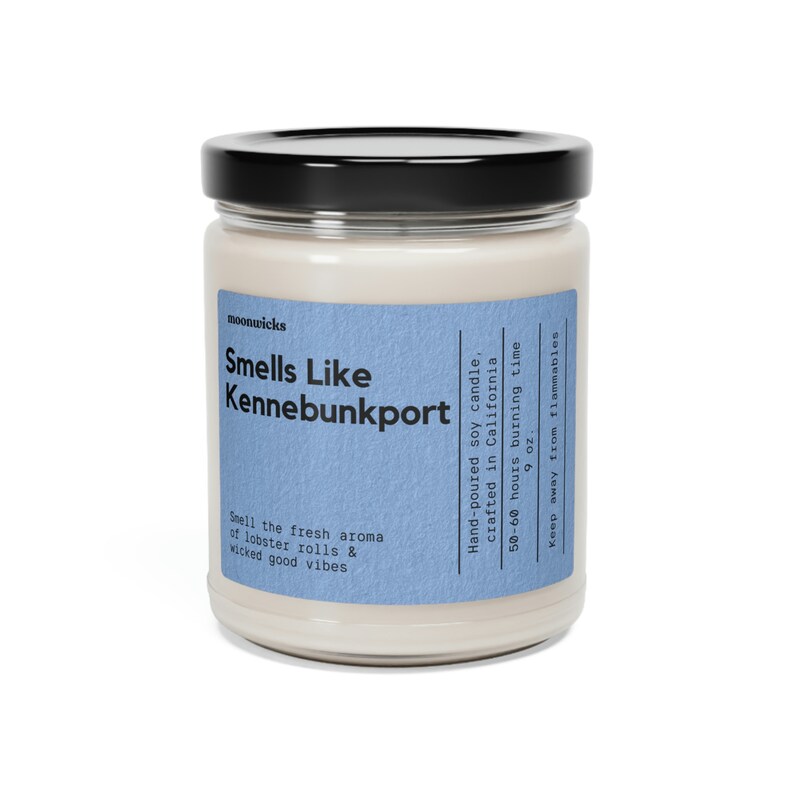 Smells Like Kennebunkport Maine Soy Wax Candle, Kennebunkport Maine Gift Candle, Kennebunkport Souvenir, Eco Friendly 9oz. Maine Candle Gift image 3