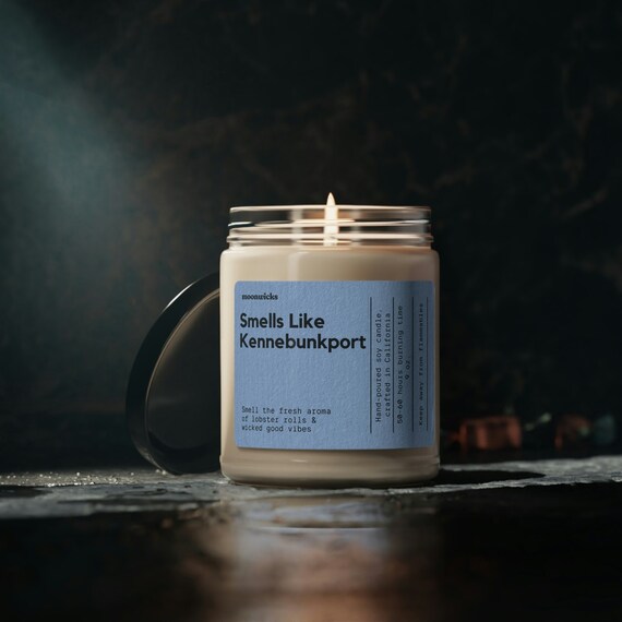 Smells Like Kennebunkport Maine Soy Wax Candle, Kennebunkport Maine Gift Candle, Kennebunkport Souvenir, Eco Friendly 9oz. Maine Candle Gift