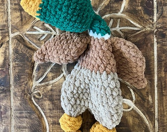 Mallard duck Crochet Snuggler