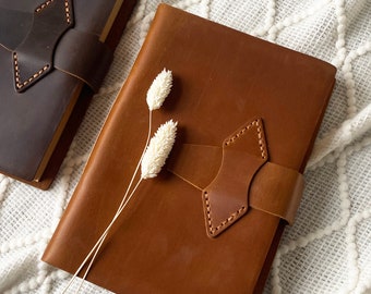 Handmade Vintage Genuine Leather Notebook, Travelers Journal Diary For Men Women, Gift For Artist Teacher