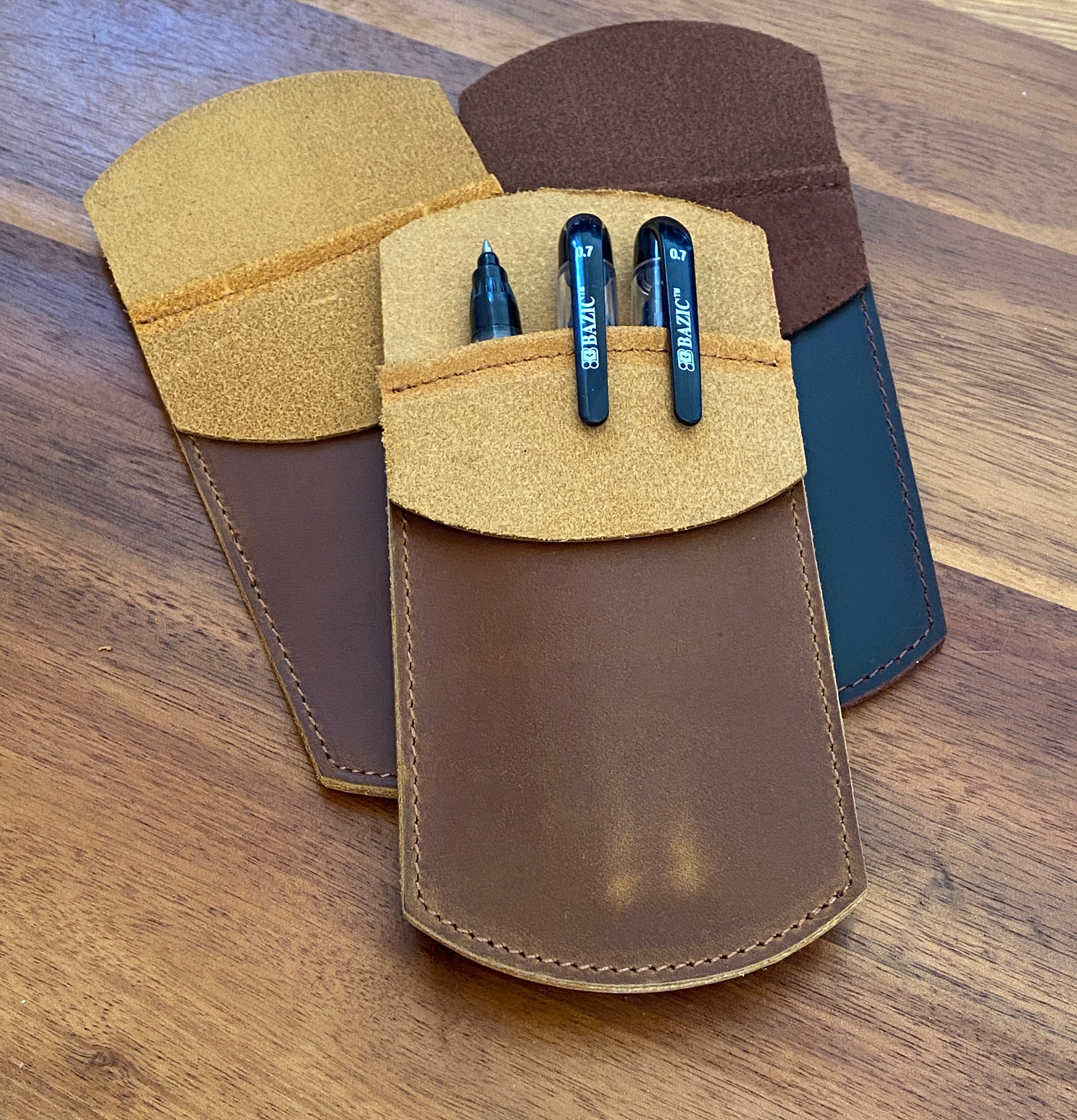Handmade Leather Pen Holder Pencil Case Leather Pen Pouch Fountain Handmade Leather Pen Holder Pencil Case Leather Pen Pouch Fountain