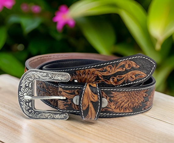 ?Women - Accessories - Belts - Handmade - 100% full grain leather. wolksprong Womens Belts for Jeans 1.1 main image 4