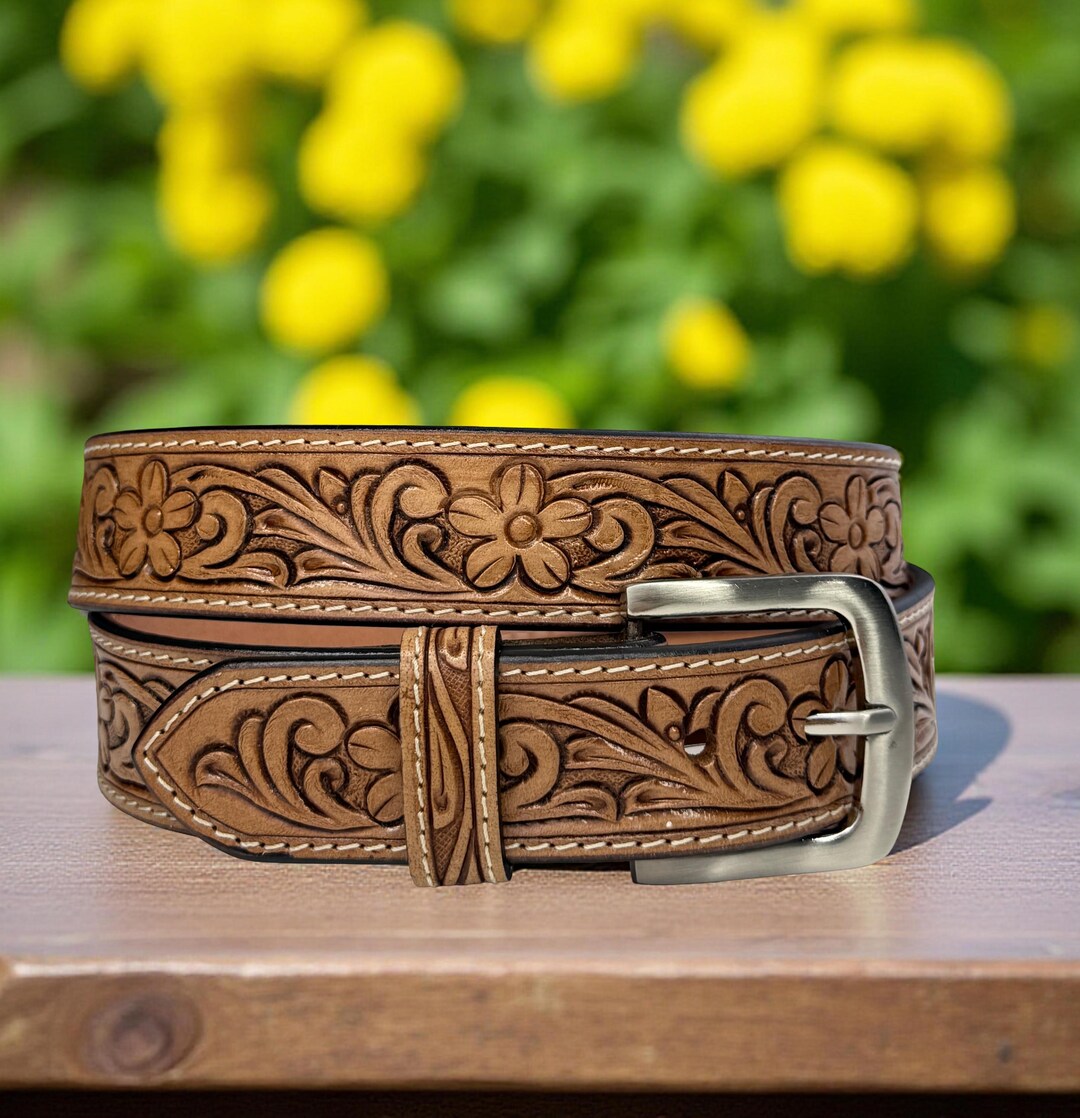 Women\'s Western belt L size 44 TRIWORKS Western Belts for Women Cowgirl,Cowboy Bling  main image 4