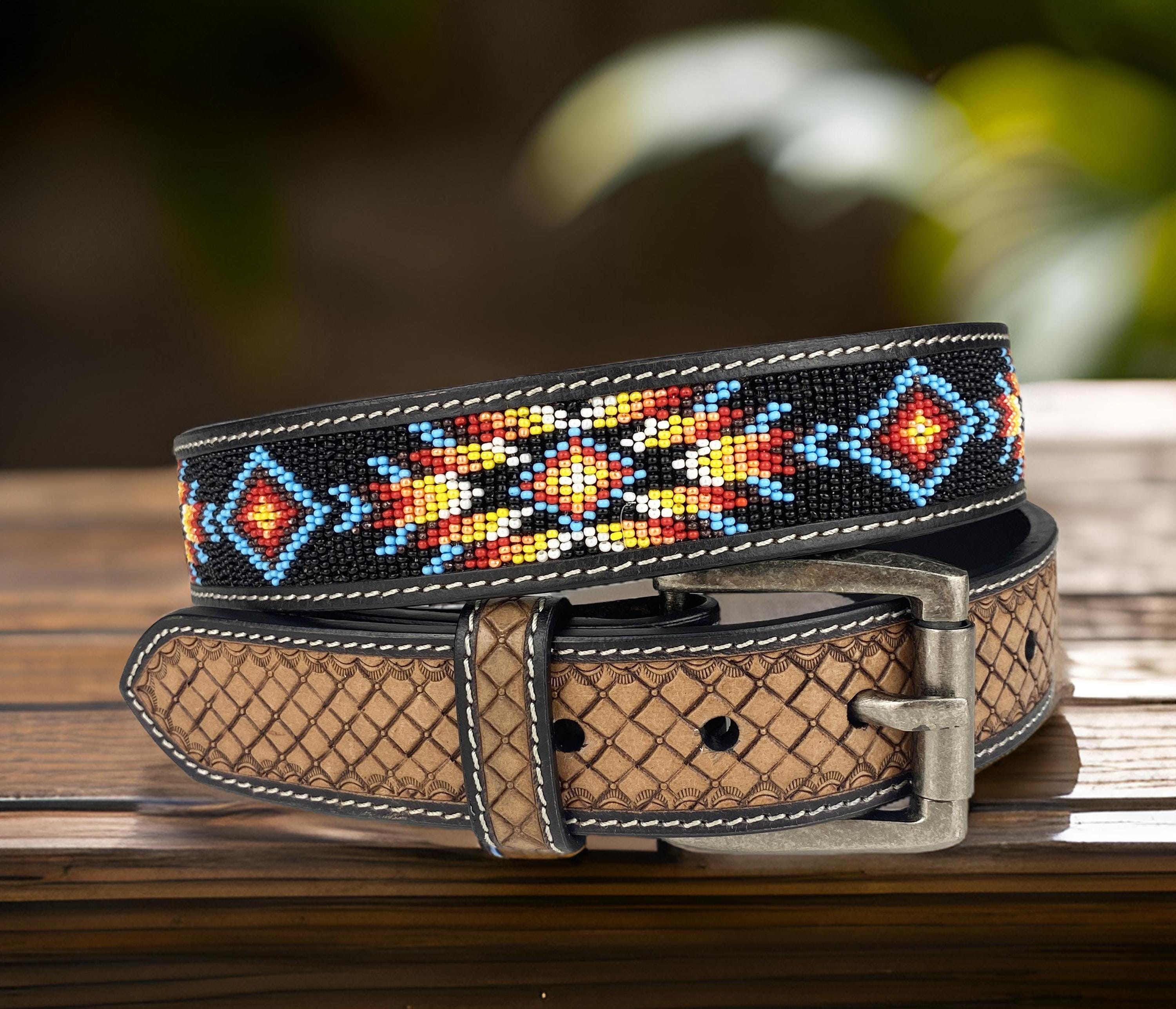 Native American Beaded Belt