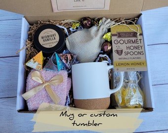 Custom "Warm and Cozy" BOX TO GIFT for woman,  perfect gift for her for any occasion, gift box for her, Woman's gift box, Gift basket