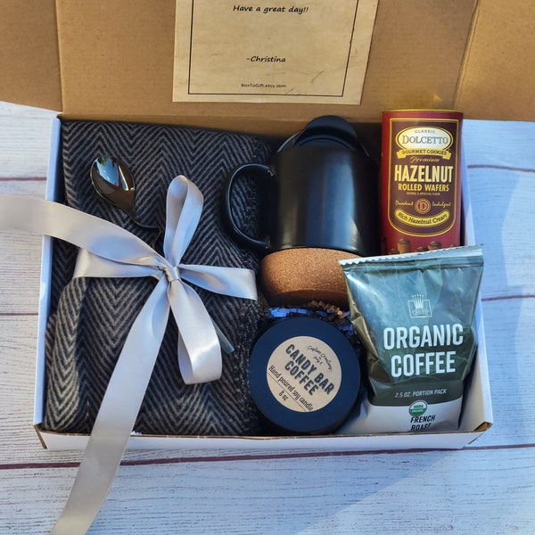 Warm and Cozy BOX TO GIFT for men,  perfect gift for him for any occasion, gift box for him, Men’s gift box, Gift basket for guy