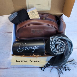 Custom "Travel with style" BOX TO GIFT for men,  perfect gift for him - any occasion, gift box for him, Men’s gift box, Gift basket for guy