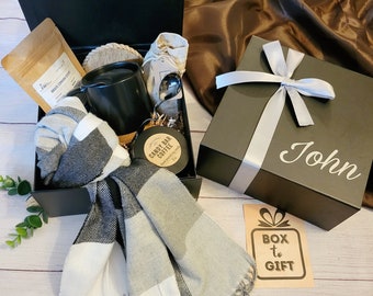 BOX TO GIFT for men,  perfect gift for him for any occasion - Coffee break Custom Box