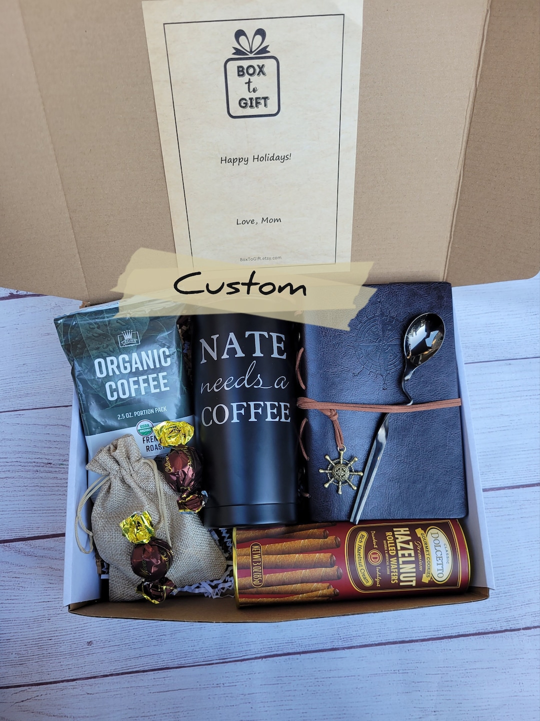 Custom BOX TO GIFT for Men, Perfect Gift for Him for Any Occasion, Gift