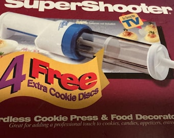 Hamilton Beach Super Shooter draadloze koekjespers Voedseldecorateur