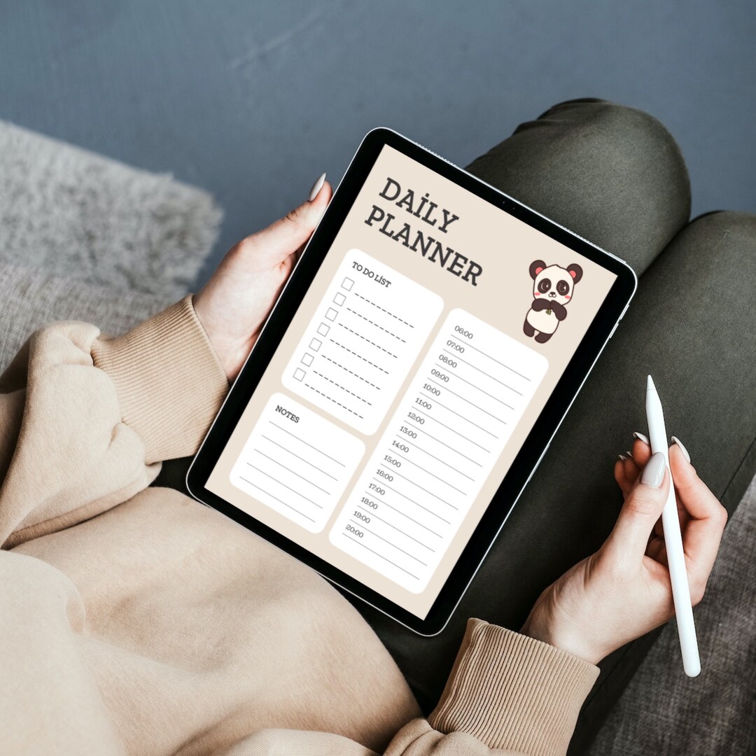 Digital Planner, Printable Planner, Daily Weekly Monthly Planner ...