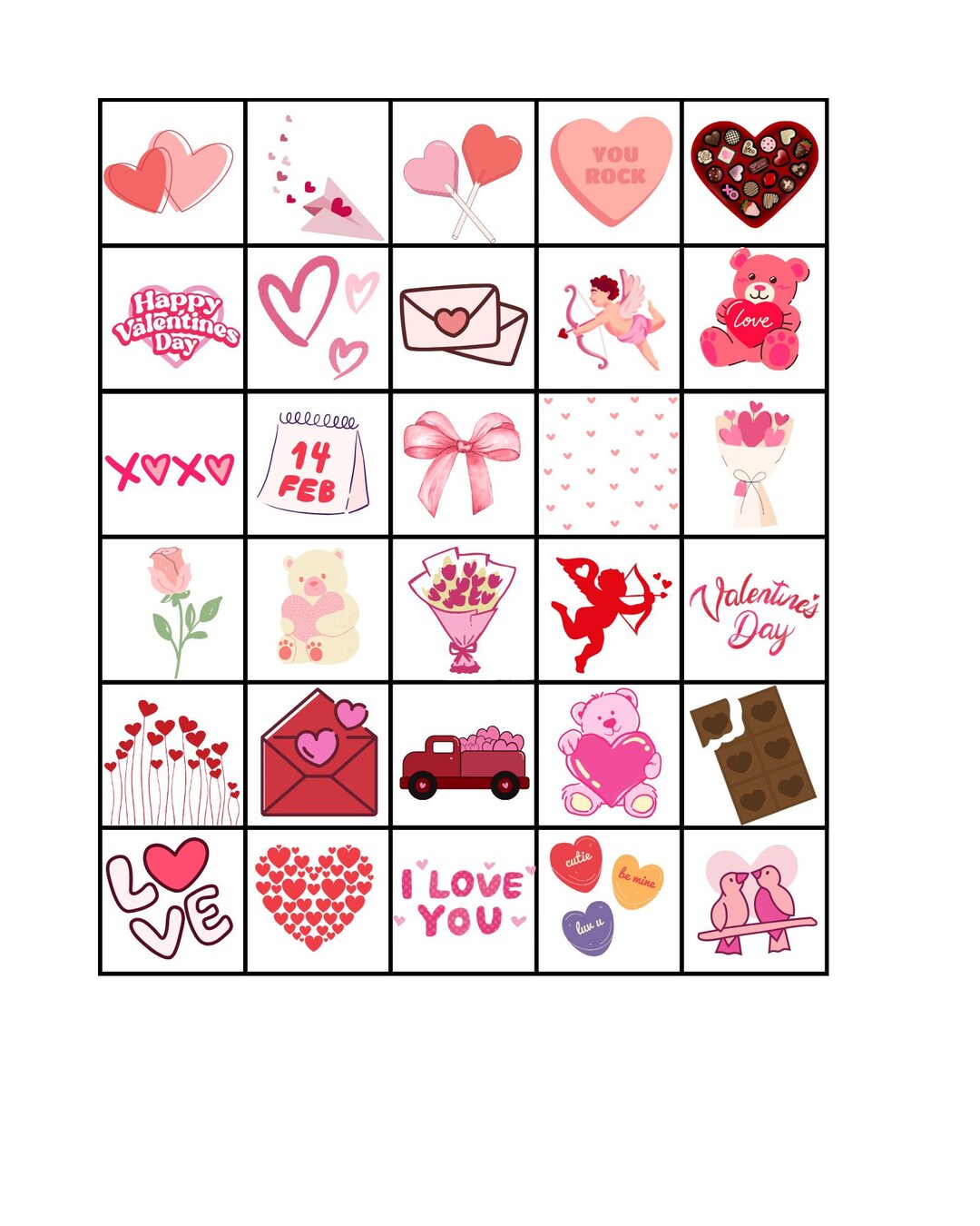 ADD-ON | Valentine's Day Magnets for Kids Reward Chart | Magnets ...