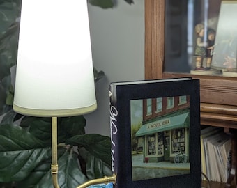 A Novel Idea Book Lamp – Cozy Bookshop Scene