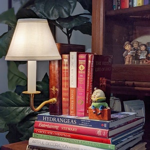 Lamps, Bookshelf Lamp, Literary Lamps, Bookcase Lamp Candlestick