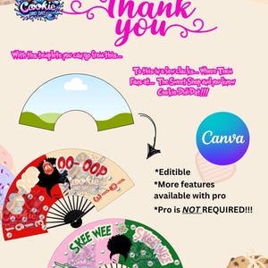 Plantillas de abanicos BLANK Clack (8 diseños)