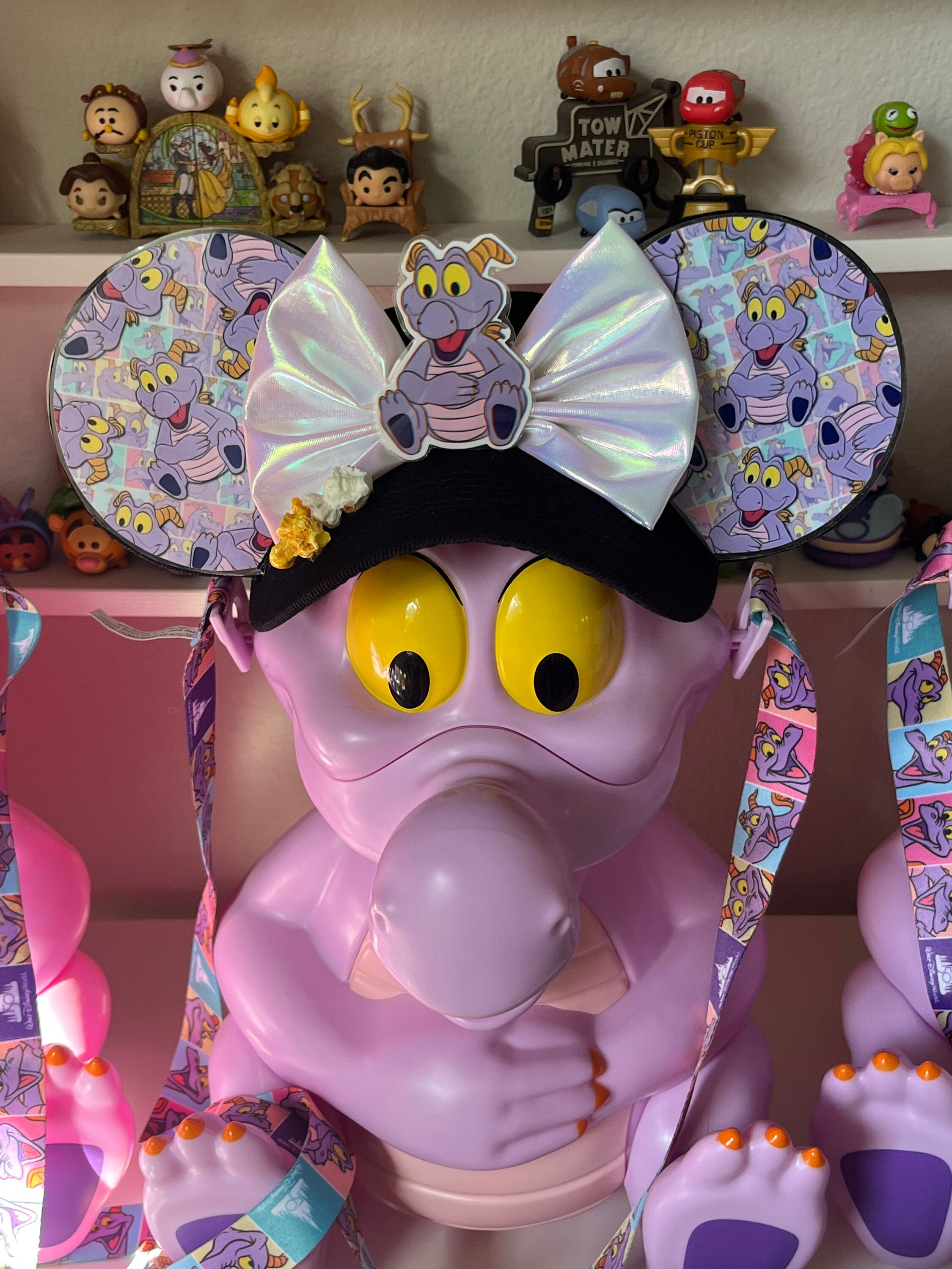 Figment Popcorn Bucket Inspired Ears Visor Perfect for Run Rundisney
