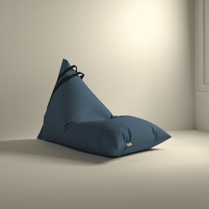 Bean Bag Chair – Perfect Beanbag for Adults & Kids: Cozy Gift for Home, Lounge Chair, Reading Chair -  Cotton bean bag with handle - XXXL