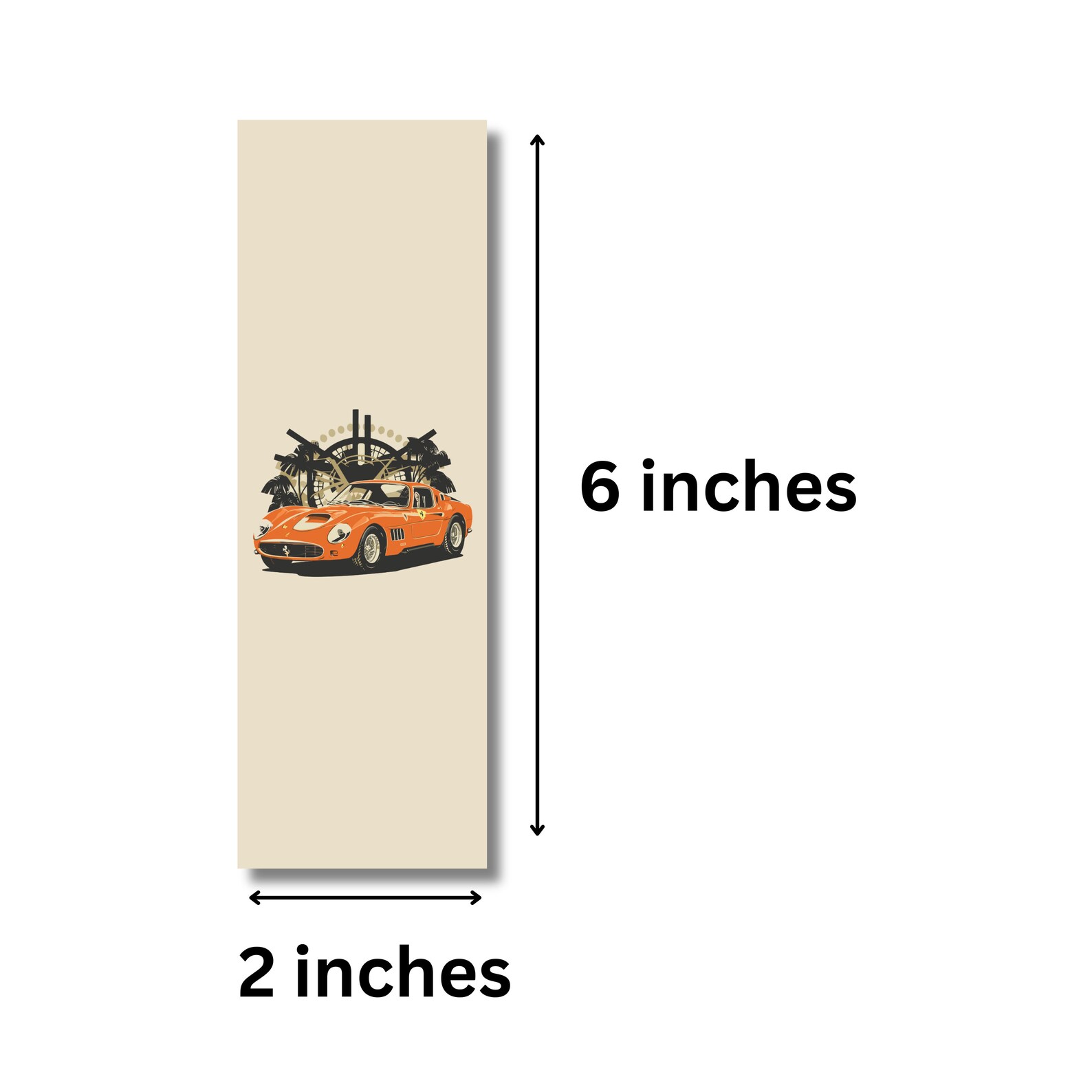 Classic Cars Printable Bookmarks Set of 6 Printable Cars Theme ...