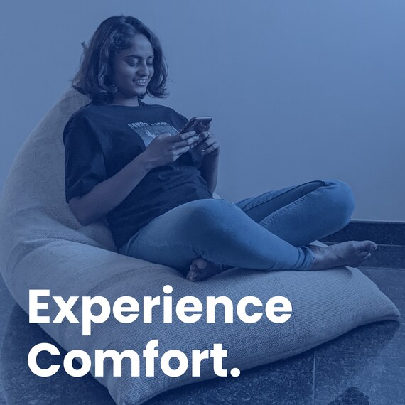Bean bag chair with pocket sale