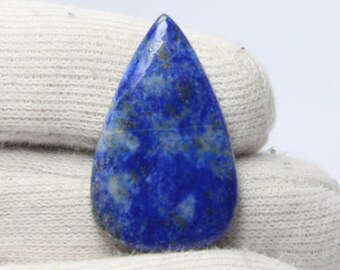 Top Quality Lapis Lazuli Gemstone , Blue Lapis Lazuli Cabochon by Weight with unique shape and size cabochon for jewelry making. 27ct #2659