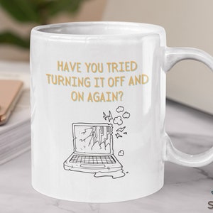Have you Tried Turning it Off and On Again Gift, Help Desk Gift, IT Professional Gift, Funny IT Gift, Funny Work Gift, Co-Worker Gift
