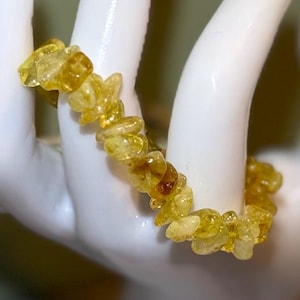 Citrine Chip Bracelet