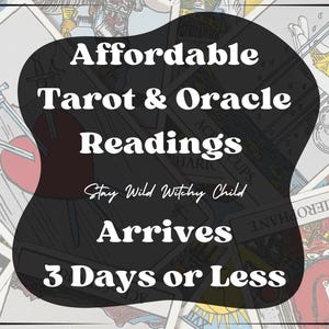 Tarot & Oracle Reading • Personalized • Affordable