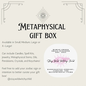 Witchy Geschenkbox • Sternzeichen Geschenkbox • Metaphysische Geschenkbox • Kristall Geschenkbox