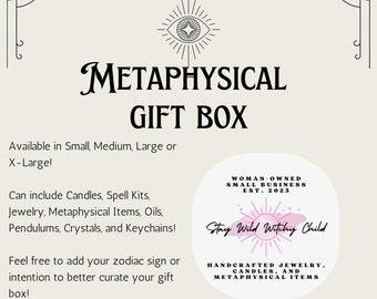 Witchy Gift Box • Zodiac Gift Box • Metaphysical Gift Box • Crystal Gift Box