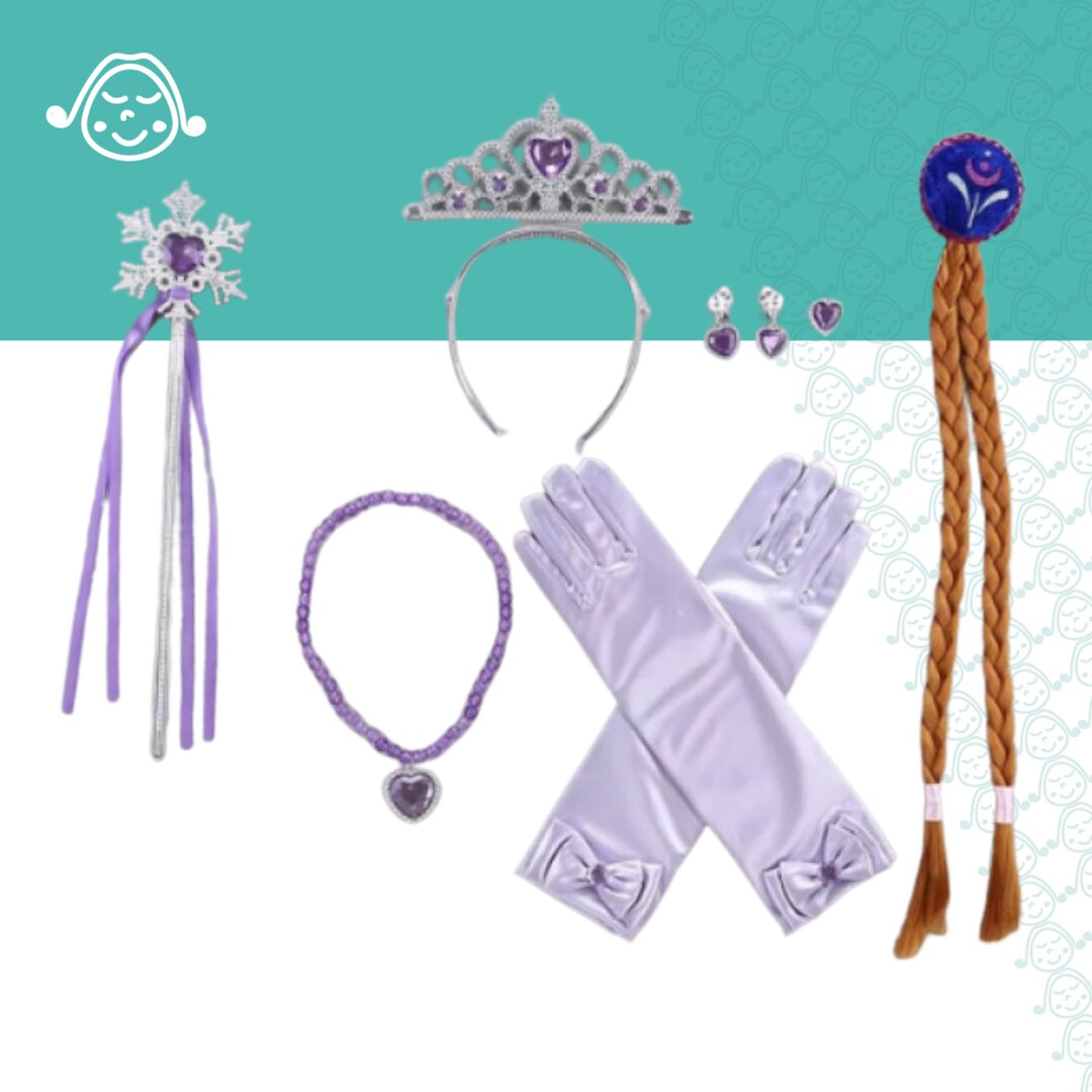 Princess Accessories & Jewelry Set for Girls 7 Pieces Etsy