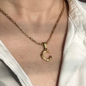 Gold initial necklace - Anti tarnish Necklace - Perfect gift for her