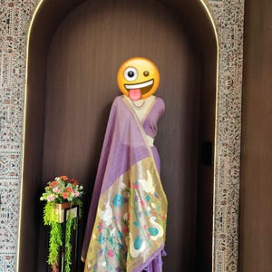 Miękka bawełniana tkanina Muga Sari z bluzką do biegania, tkana tkanina Zari Meena, cała na podszewce z cekinów, elegancka suknia ślubna Sari Choli Wrap Dress
